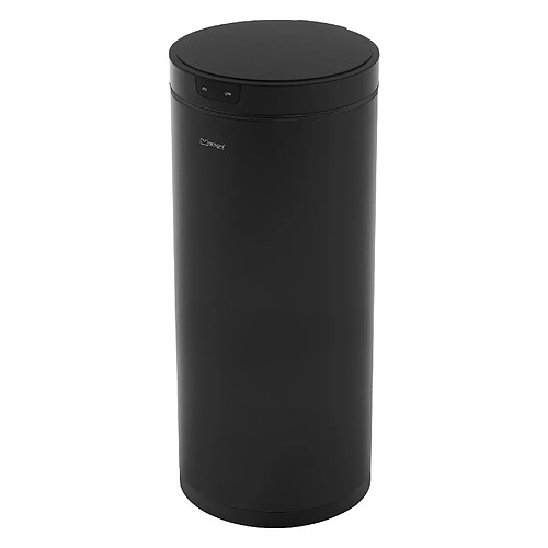 ML-Design Poubelle automatique avec capteur 40 L en acier avec anneau de maintien pour sac