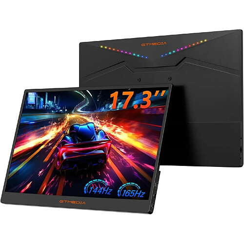 Écran portable GTmedia Monitor 17.3 pouce 2.5K 144hz