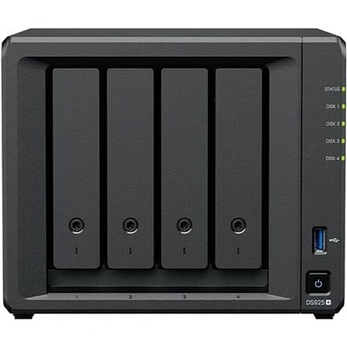 Stockage en Réseau NAS Synology DS925+/8G Noir Intel Celeron