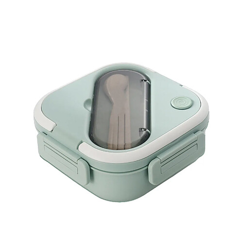 Autre Vue Boîte à lunch Bento - Compartiments en plastique, compatible micro-ondes pour lécole et le travail vert