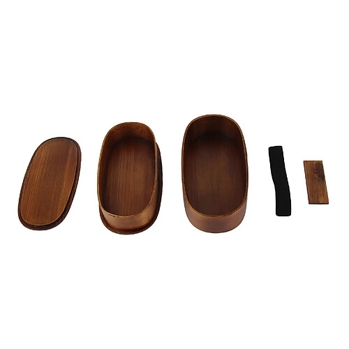 Autre Vue Boîte à lunch portable japonaise, 19 x 10 x 9,5 cm, peinte