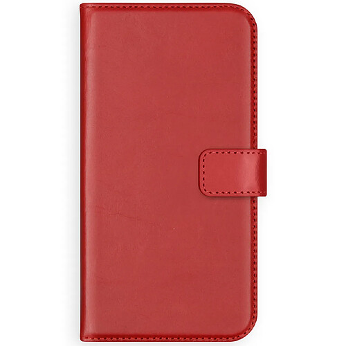 Selencia Étui portefeuille en cuir véritable pour Samsung Galaxy S9 Plus - Rouge