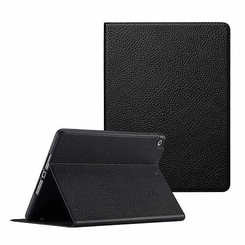 Selencia Coque tablette Riva pour Apple iPad 9 (2021) 10.2 pouces / iPad 8 (2020) 10.2 pouces / iPad 7 (2019) 10.2 pouces - Noir