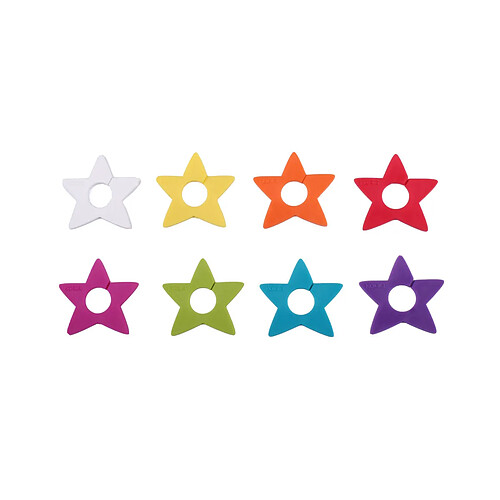 Koala Tag - Lot de 8 marqueurs de verre star