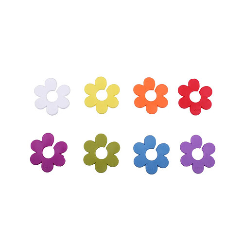 Koala Tag - Lot de 8 marqueurs de verre daisy