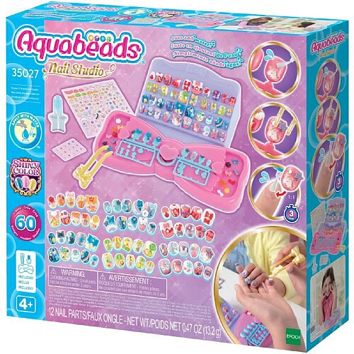 Aquabeads jeu de manucure – multicolore