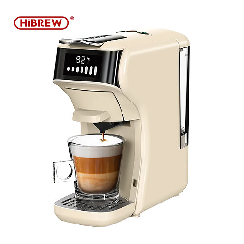 Machine 6 En 1 Multi-capsules 20 Bar HIBREW H1B Beige