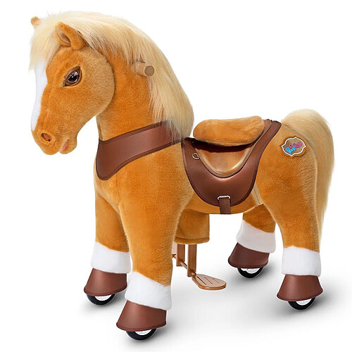 Ponycycle Cheval porteur enfant - marron clair