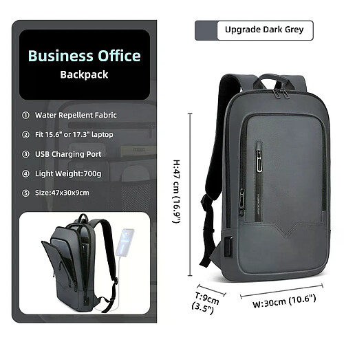 Sac à dos HP Pour PC Portable 15.6 - Gris (K0B39AA