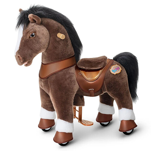 Ponycycle Cheval porteur enfant - Marron