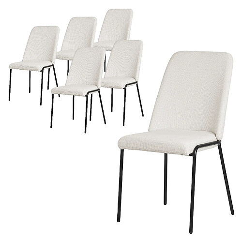 ML-Design Lot de 6 chaises de salle à manger Chaises de salon Chaises de cuisine Chaise re