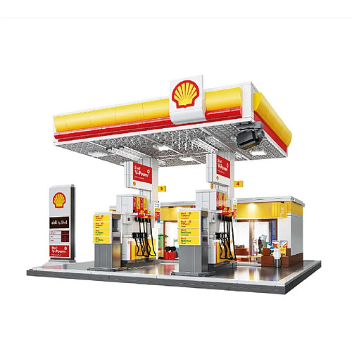 Jamara CaDA Station Shell avec boutique et lavage Bricks