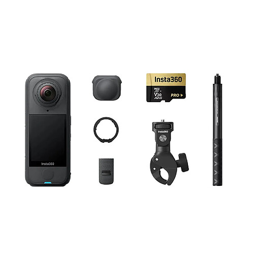 INSTA360 Caméra 360 X4 Air Noir Pack Moto Multiview