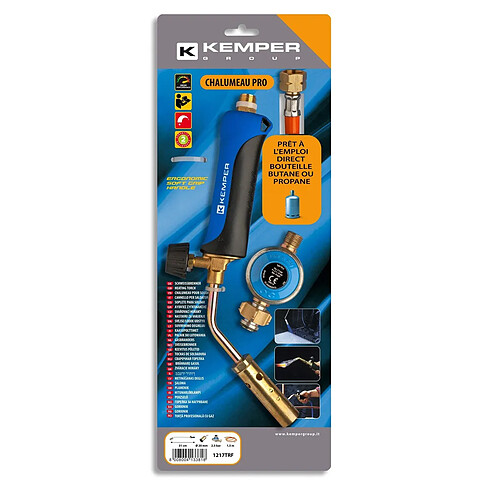 Kit chalumeau pro butane ou propane - 1217TRF - KEMPER