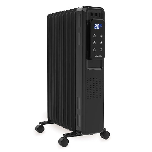 Radiateur bain d?huile 2000w noir - SCHD509N - SCHOLTES