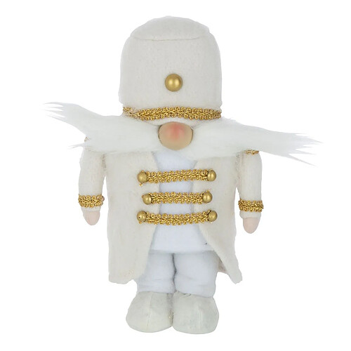 Paris Prix Statuette Déco Soldat 28cm Blanc & Or