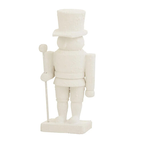 Paris Prix Statuette Déco Casse Noisette Enneigé 29cm Blanc