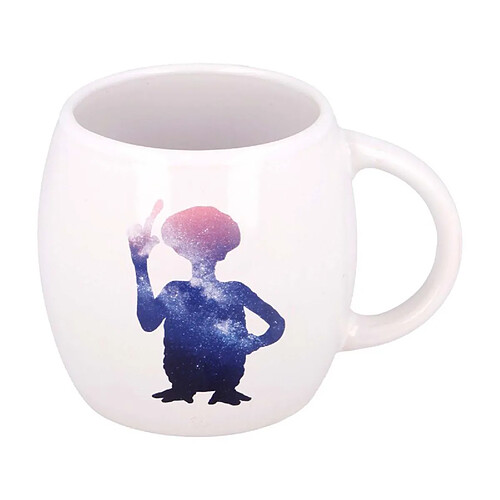 E.T. Mug Céramique 380ml avec Coffret Cadeau Extraterrestre Galactique Blanc