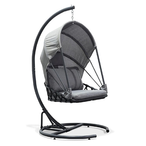 Paris prix Balancelle de jardin - Gris anthracite