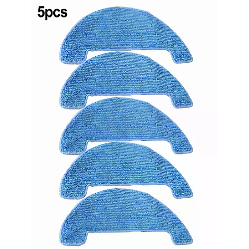General Lot de 5 chiffons de nettoyage en microfibre pour robot aspirateur Polaris PVCR 0726w, 0826 et 0926w, pièces détachées pour le nettoyage des sols~0120