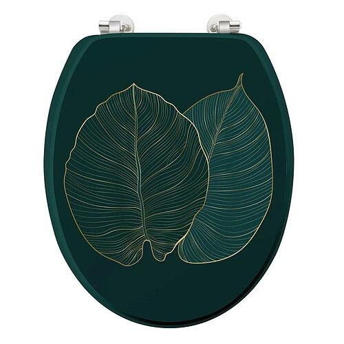 Douceur D'Interieur Abattant WC Imprimé Jade 46cm Vert