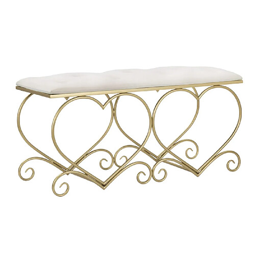 Paris prix Banc design Heart – Crème