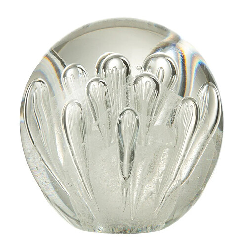 Paris Prix Presse-Papier Déco Bulles Évasion 12cm Blanc