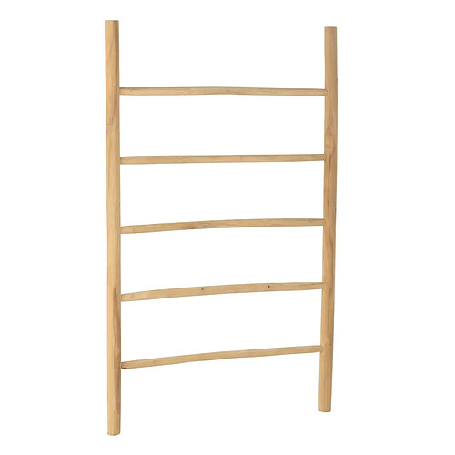 Paris Prix Échelle Déco en Teck 5 Marches 150cm Naturel