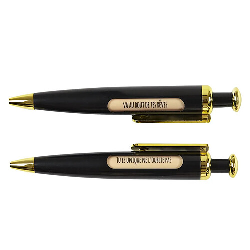 Paris Prix Stylo avec Message Positif 15cm Bleu