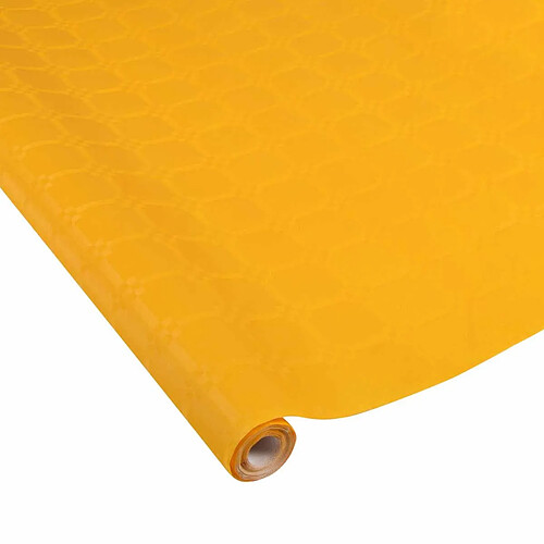 Homea Nappe Papier Damassée 1,18x5m Moutarde