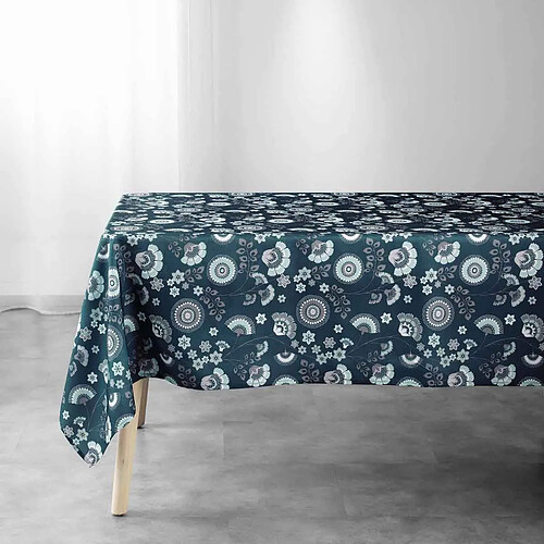 Douceur D'Interieur Nappe Imprimée Garance 145x240cm Bleu