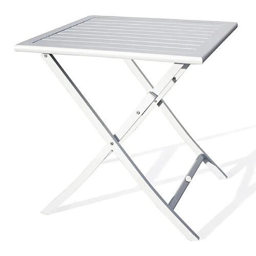 Paris prix table de jardin pliante - Gris