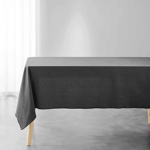 Douceur D'Interieur Nappe en Coton Mistraline 140x240cm Anthracite