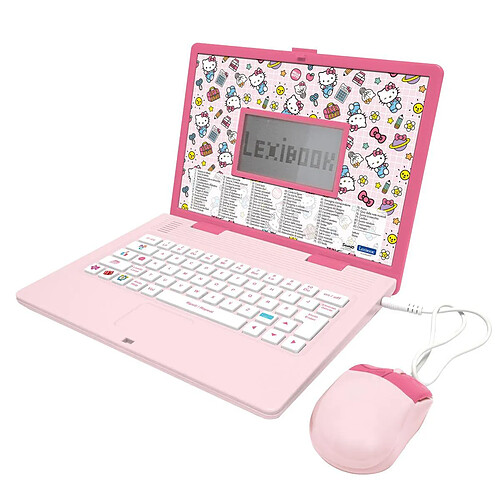 Lexibook Ordinateur portable éducatif bilingue Hello Kitty (IT/EN)