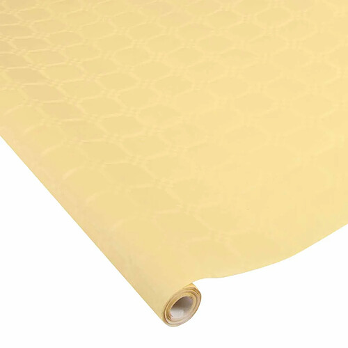 Homea Nappe Papier Damassée 1,18x5m Crème