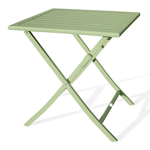 Paris Prix Table de Jardin Pliante Marius 70cm Vert Lagune
