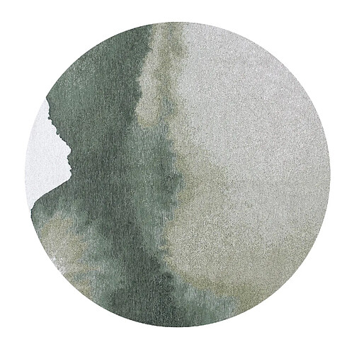 NOVATREND Tapis salon et chambre tissé plat GREEN MIRAGE 170 x 240 cm