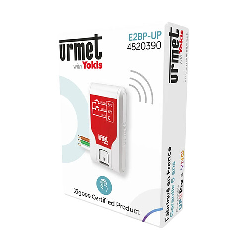 emetteur encastrable - 2 canaux - zigbee up - yokis e2bp-up