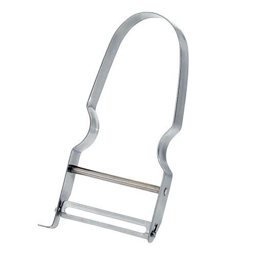 Paris Prix Éplucheur Rasoir à Légumes Inox Shav 11cm Argent