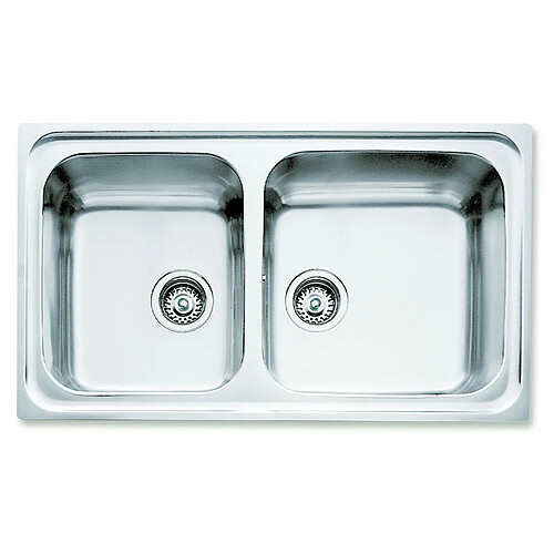 Évier double Teka CLASSIC2C86REV