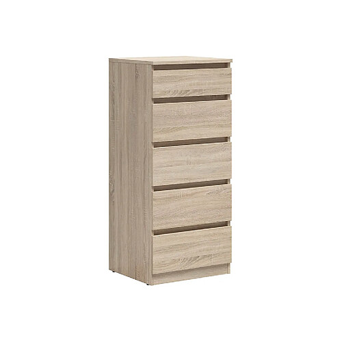 Pegane Commode chiffonnier - Chêne Sonoma