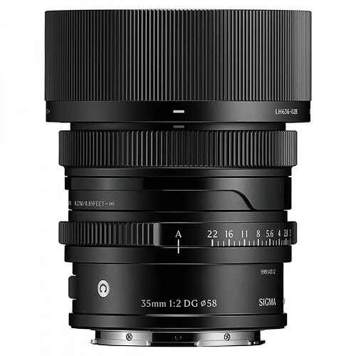 SIGMA Objectif 35mm f/2 DG Noir Contemporary compatible avec Sony E