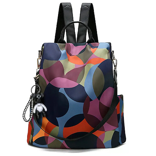 Sac à dos antivol polyvalent pour étudiantes, en nylon Oxford imperméable, grande capacité, idéal comme cadeau de Noël pour maman. Parfait pour toutes les occasions.~00534