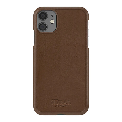 IDEAL OF SWEDEN Coque pour iPhone 11 Collection Como Compatible avec Chargement Qi Marron