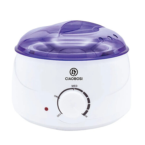 Avizar Chauffe-Cire Électrique 100W 500ml Multifonction pour Épilation Blanc