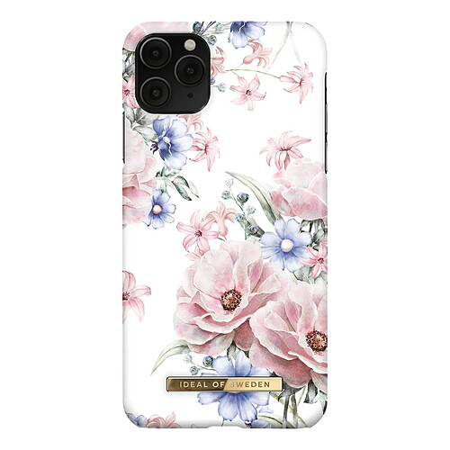 IDEAL OF SWEDEN Coque Tendance pour iPhone 11 Pro Antichocs Motifs Floral Blanc / Rose