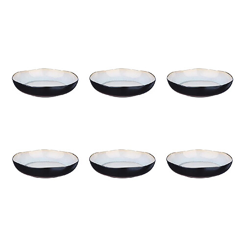 Bjorn Assiette creuse IRIS Ø22,5cm - 6 pièces - Blanc ivoire