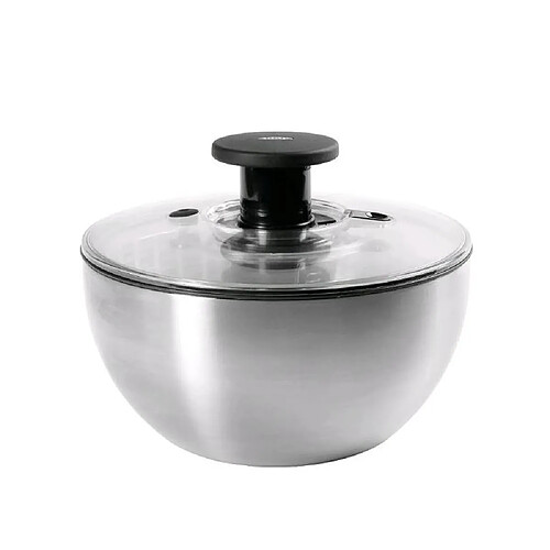 Essoreuse à salade en inox 26 cm - Oxo - Argent - Inox