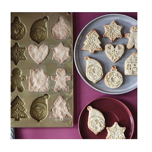 Moule silicone pour biscuits de noël - 2987 - SCRAPCOOKING