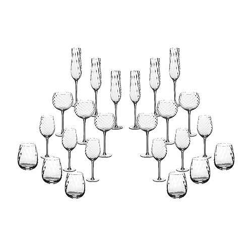 Bjorn Set de verres complet STEN - 24 pièces